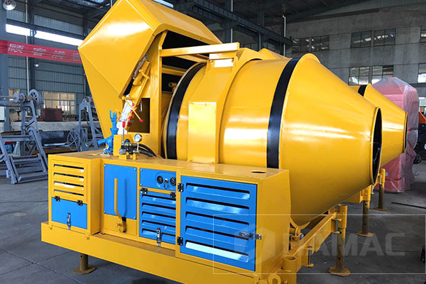 Different types concrete mixers