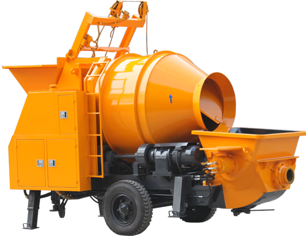 Concrete Mixer With Pump